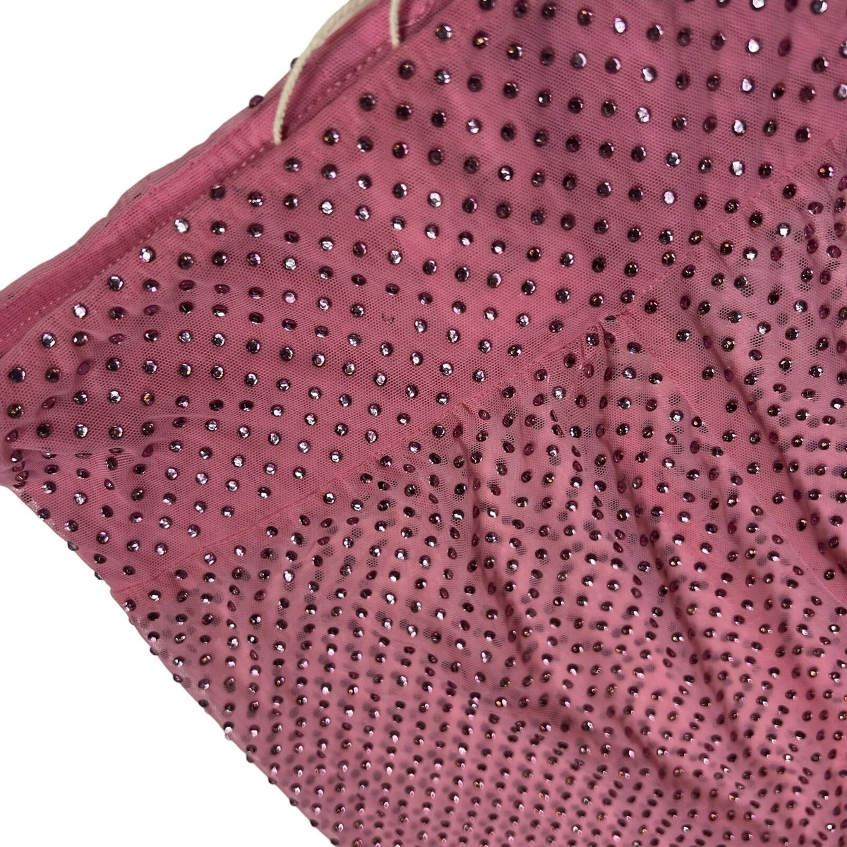 For Love and Lemons Pink Sheer Rhinestone Kiara Shorts XXS New | eBay