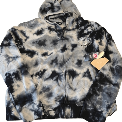 NFL Philadelphia Eagles Tie Dye Zip Up Jacket Hoodie Mens Size XXL NWT eBay