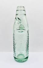 R A Barrett & Co Ashton U Lyne 6oz Vintage Codd Bottle Glass Mineral Water