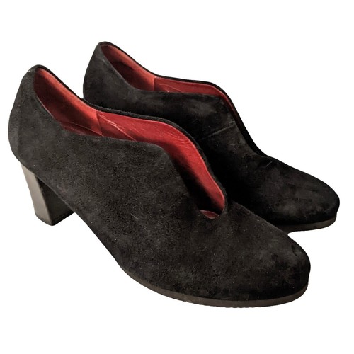 GABOR Sz 7 UK 4.5 Comfort Dorothy Ladies Casual Black Suede