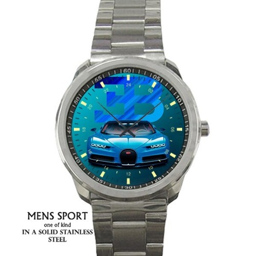 Elegant !! Bugatti Chiron Sport Metal Watch