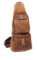 UmhäNgetasche Greenburry Vintage Braun 45X8X20Cm Aus Echtem Leder Damentasche