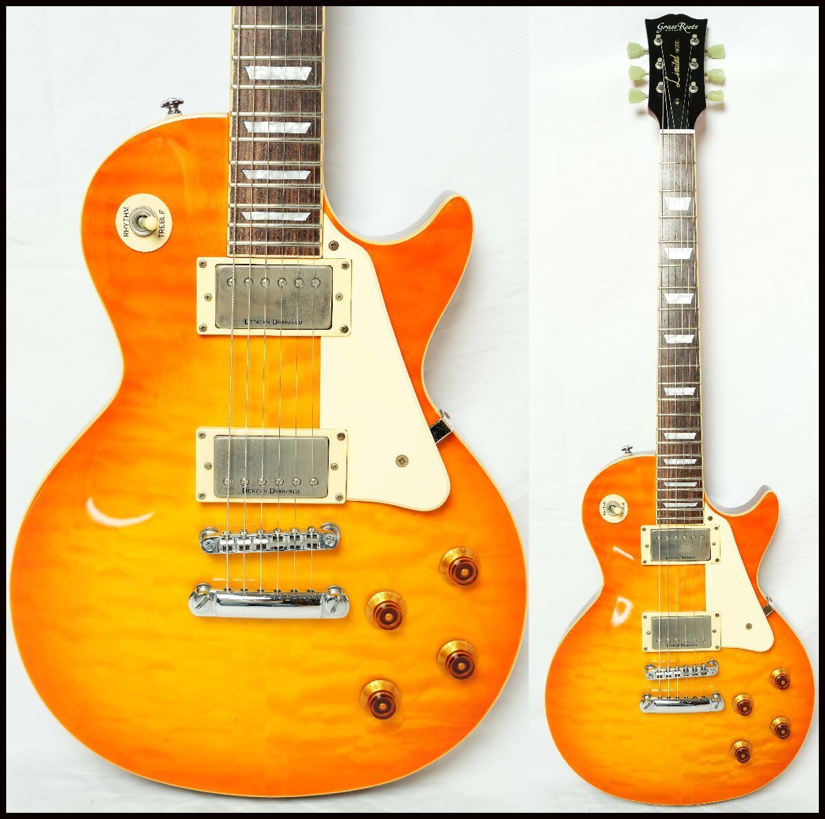 Grass Roots by ESP Electric Guitars G-LP-50S QM VLD Les Paul Grass Roots by ESP Electric Guitars G-LP-50S QM VLD Les Paul