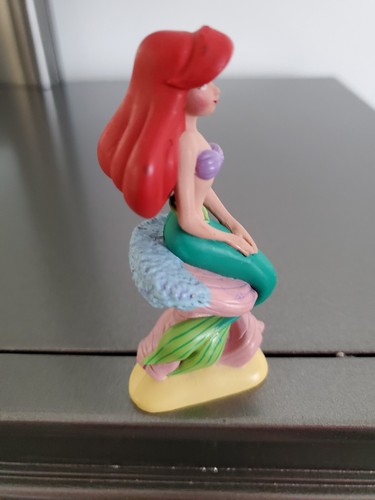 Disney Die kleine Meerjungfrau Arielle 3,5" Figur Kuchen Topper Spielzeug WIE ABGEBILDET SIEHE BILDER  - Bild 5 von 8