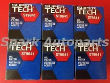 Lot of 6 OEM ST9641 SUPER TECH Engine Oil Fil...