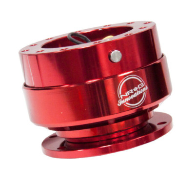 NRG STEERING WHEEL GEN 2.0 QUICK RELEASE ADAPTOR KIT RED