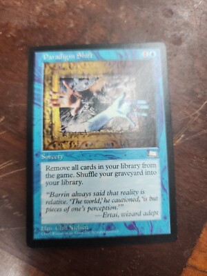 mtg card price shifts Paradigm Shift [Weatherlight] Heavily Played