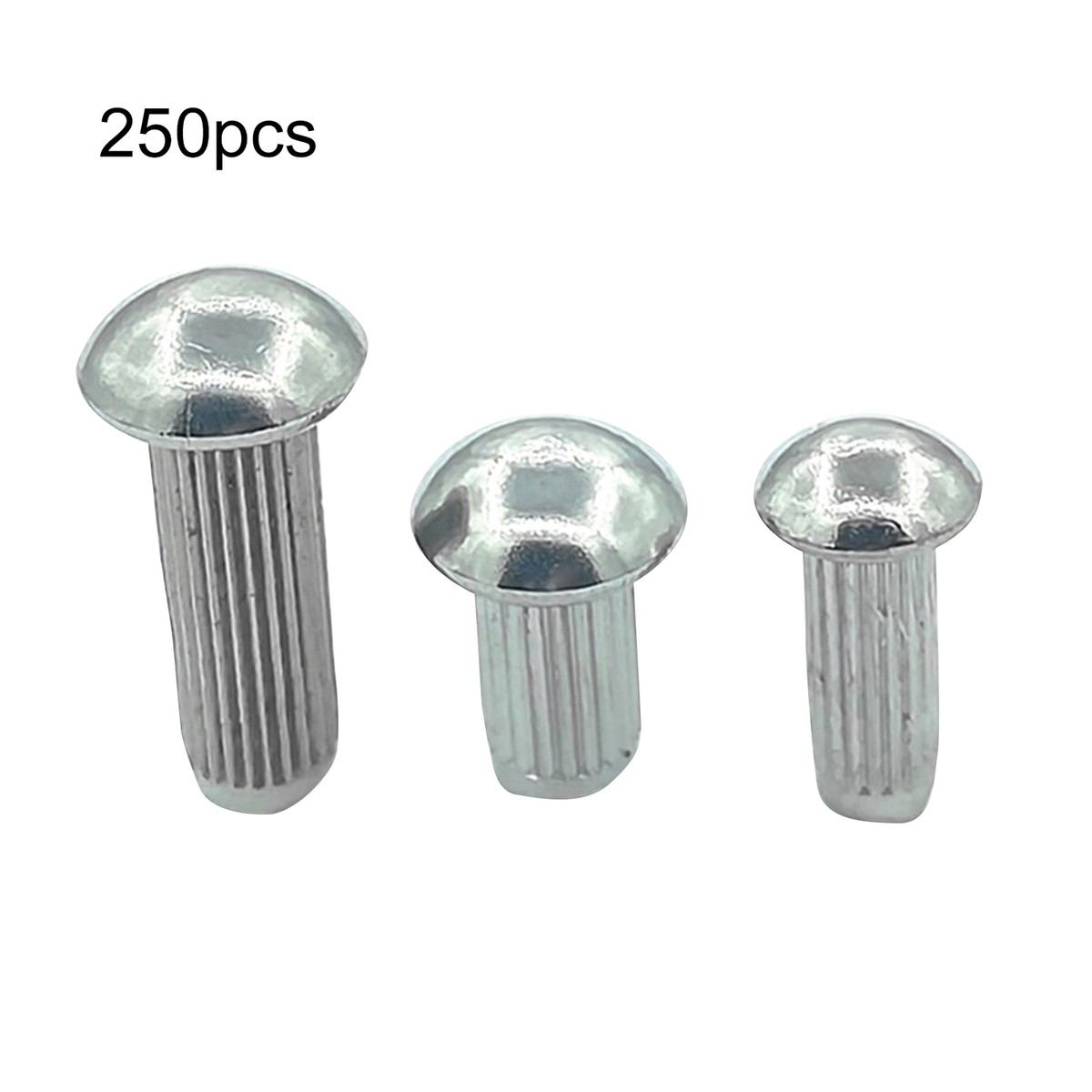 Rivet Assortment 250pc Stainless Steel Solid Rivet Kit - M2 To M5 Sizes ...