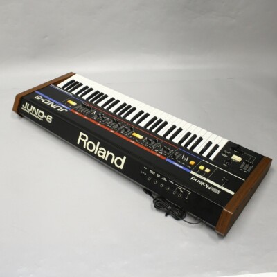 Roland Juno-60 61-key polyphonic analog synthesizer used