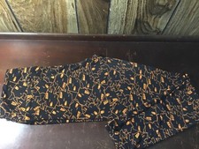 LuLaRoe OS Women  s Black Orange Halloween Haunted House Leggings Yoga Pants