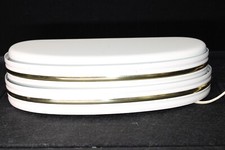 Vintage MCM Metal Headboard Reading Lamp light Tiered Regency 314 