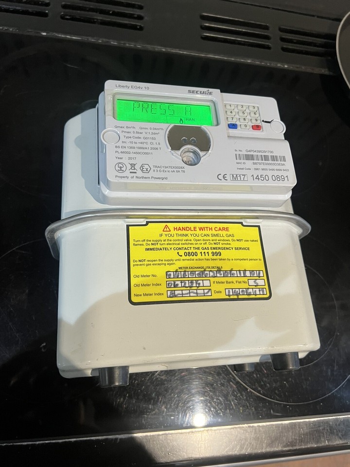 Gas Meter Eg4v 10 Secure Gas Meter eBay