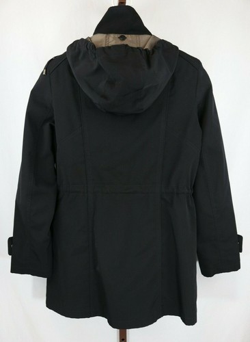 Gallery Womens Ladies Black Hooded Removable Liner Jacket Coat Size Small - Bild 2 von 4