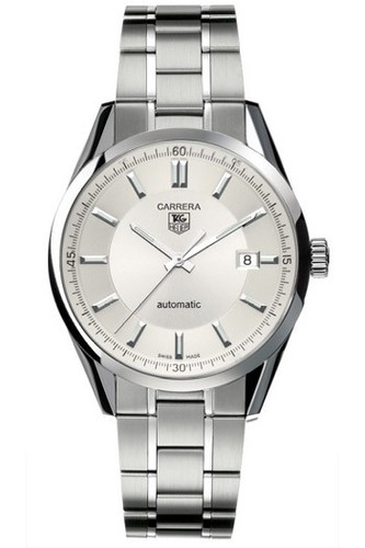 WV211A.BA0787 TAG HEUER CARRERA MENS AUTOMATIC SILVER STAINLESS STEEL WATCH