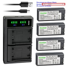 Kastar Battery LTD2 USB Charger for Sony NP-FC11 NP-FC10 Battery BC-VC10 Charger