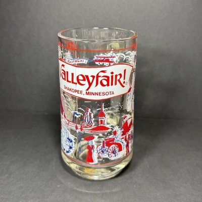 Valley Fair Minnesota Cup Mug Glass Souvenir Vintage Handle