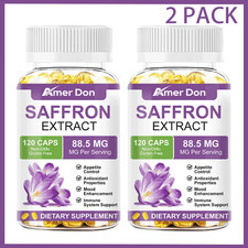 240PCS Extra Strength Saffron Extract for Weight Loss,Eye Health and Mood 88.5mg