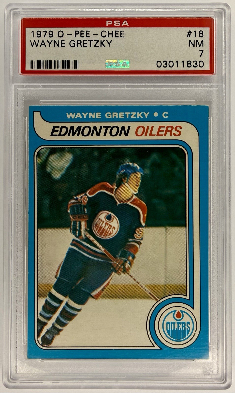 1979 O - PEE - CHEE WAYNE GRETZKY #18  PSA 7