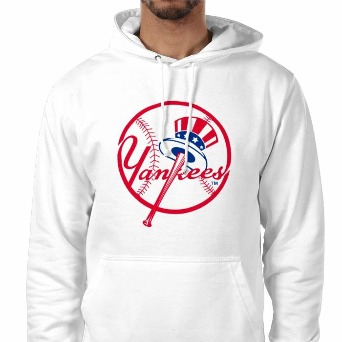 New York Mets Mlb Baseball Hoodie White 🇬🇧 Xs To 3XL