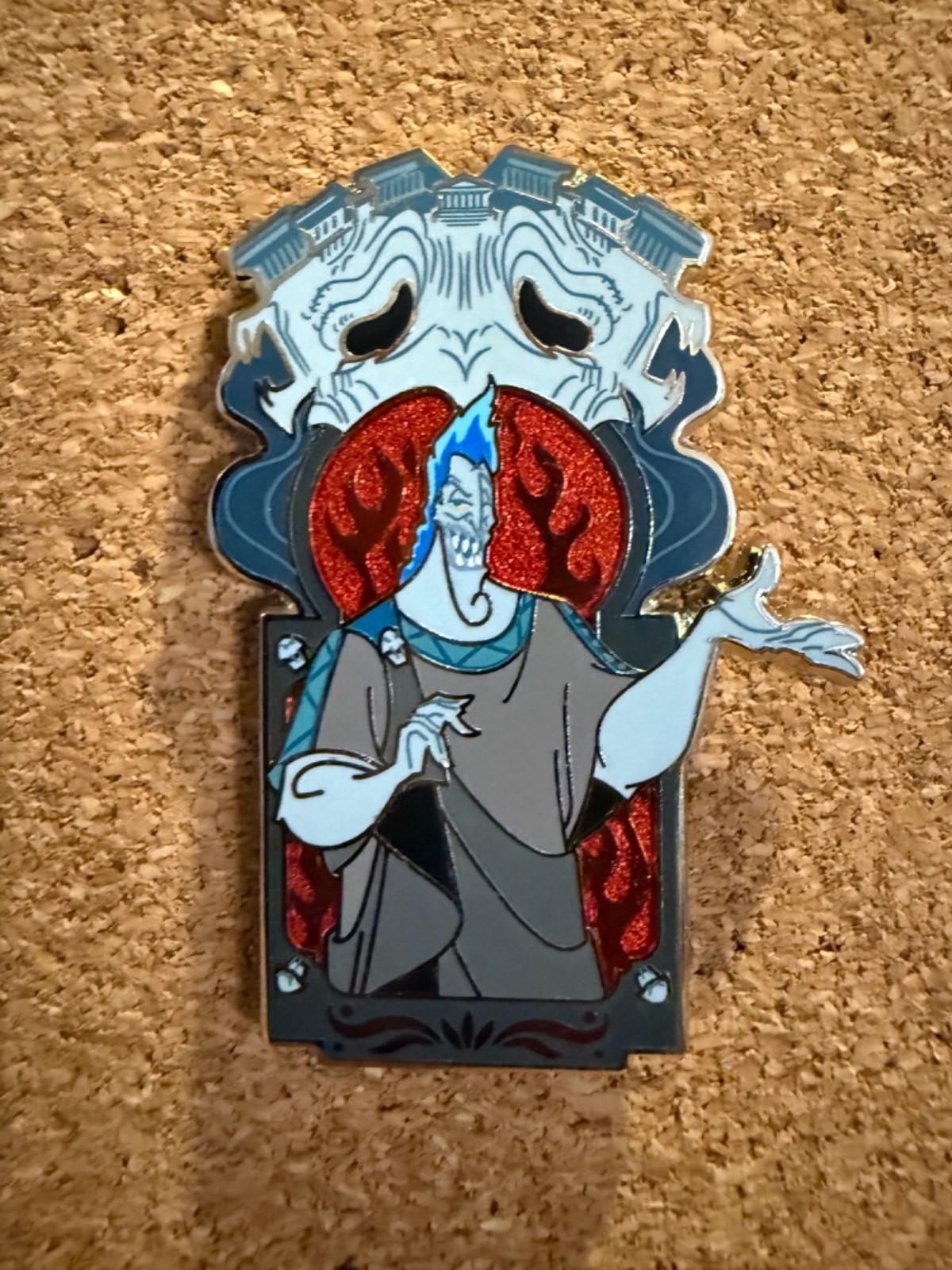 Disney Pin Parks - 2024 Villain Window Portraits Mystery - Hades from Hercules