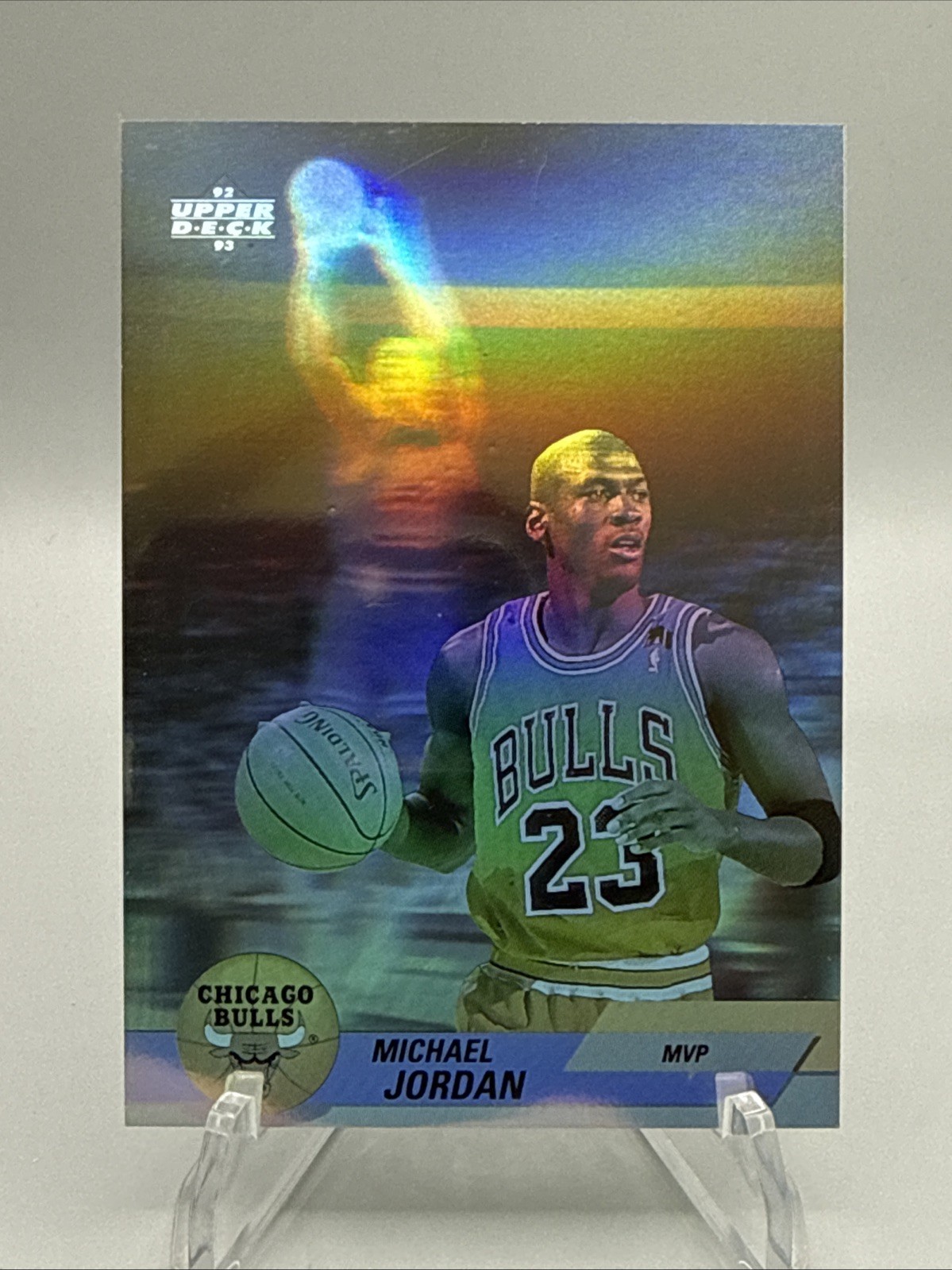 1992-93 Upper Deck MICHAEL JORDAN MVP Award Winners Hologram #AW9