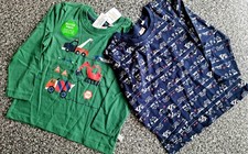 2 Langarmshirts Gr. 98 Neu mit Etikett Bauste...