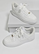 Nike Air Force 1 Low Top Triple White '07 Mens White Sports Classic Sneaker