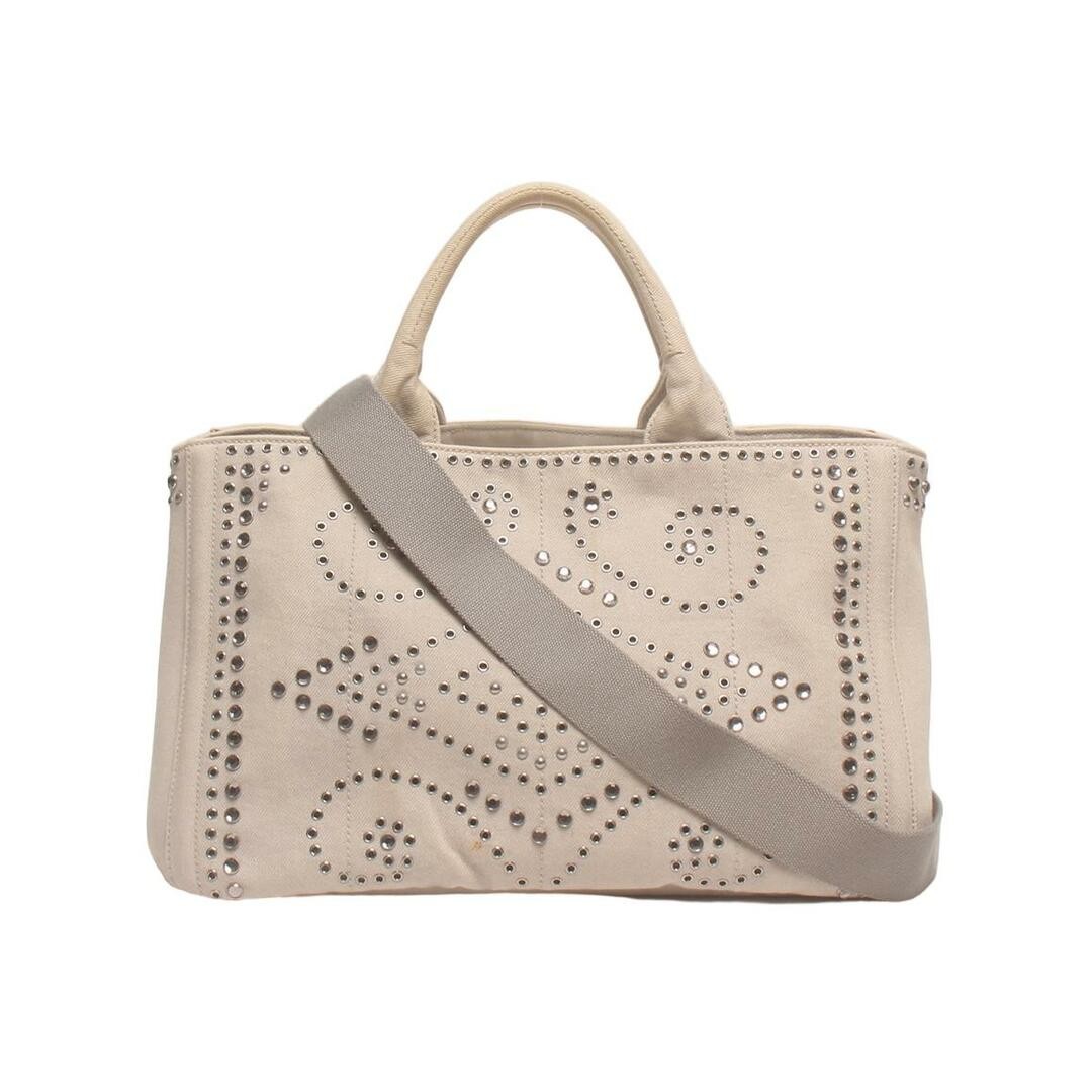 Prada Two-Way Handbag for Women Shoulder or Crossbody with Damage Details 195mm