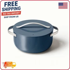 Caraway Home 6.5qt Nonstick Ceramic Dutch Oven Navy NEW