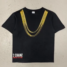 Vintage 2012 2 Chainz Based On A T.R.U. Story Rare Rap Tee T Shirt Medium