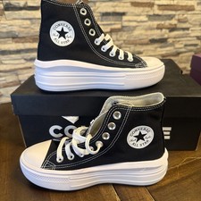 Converse Chuck Taylor All Star Move Platform Women's Sneakers Black/Ivory/White