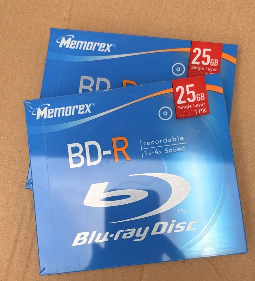 Memorex Blu-Ray BD-R Recordable 4x Speed Disc 25 GB 2 Pack - Image 2 of 2