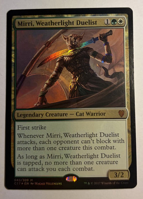 Mirri, Weatherlight Duelist MTG C17 043/309 GW Mythic Foil EN