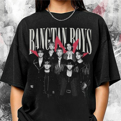 Bangtan Boys BTS Vintage T-Shirt Kpop Retro 90s Arirang Album Tee