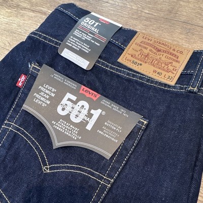 Levi's 501 Original Jeans für Herren - Dunkel Blau, W40 L32