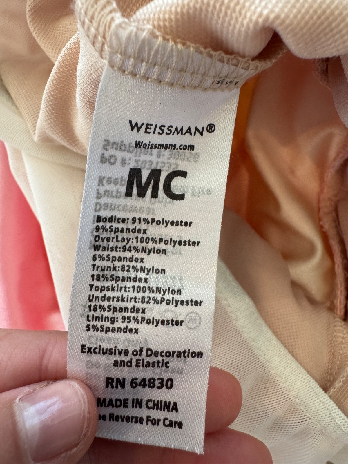 Weissman Ballet Dance Costume - image 2