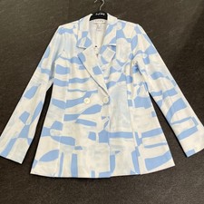 JOSEPH RIBKOFF Geometric Print Straight Blazer Women's Size 8