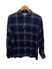 WACKO MARIA Long Sleeve Shirt L Rayon BLU Ombre CK