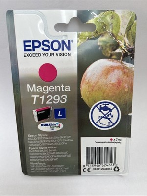 Epson ORIGINAL T1293 Tinten Patrone Magenta /  MHD November 2028