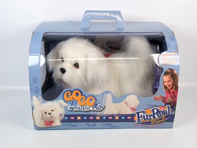 RARE 2003 FUR REAL FRIENDS GOGO MY WALKIN' PUP PUPPY TIGER HASBRO