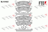 FTE Bremsbelagsatz Scheibenbremse 9011064 FüR Ford Explorer U2 UN46 4WD