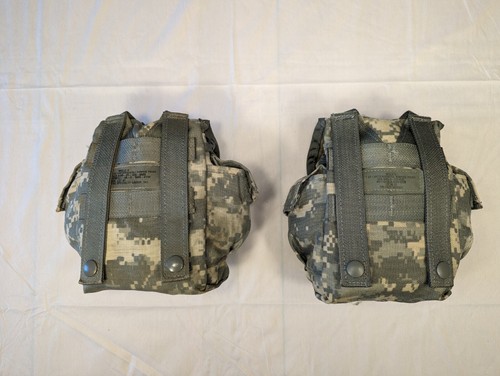 MOLLE II 1 QT Canteen Cover / General Purpose Pouch ACU -  2 Pack - Picture 2 of 8