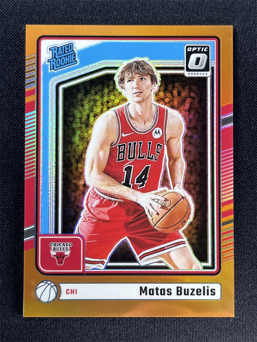 2024-25 Panini Donruss Optic Matas Buzelis #271 Orange Rated Rookie RC /175