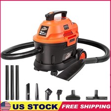 Compact Wet Dry Vacuum W/ Strong Suction Portable Blower Function 13 Accessories