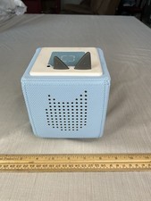 Tonies Toniebox Audio Box Player Speaker Blue w/ Charger Speaker Only  WORKS 