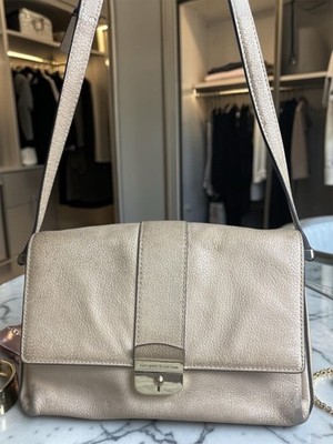 Kate Spade Milna Lovett Street Crossbody Bag Beige Leather