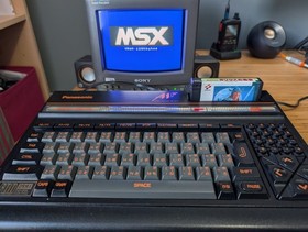 MSX 2 Panasonic FS-A1F Personal Computer Boxed - Working and upgraded