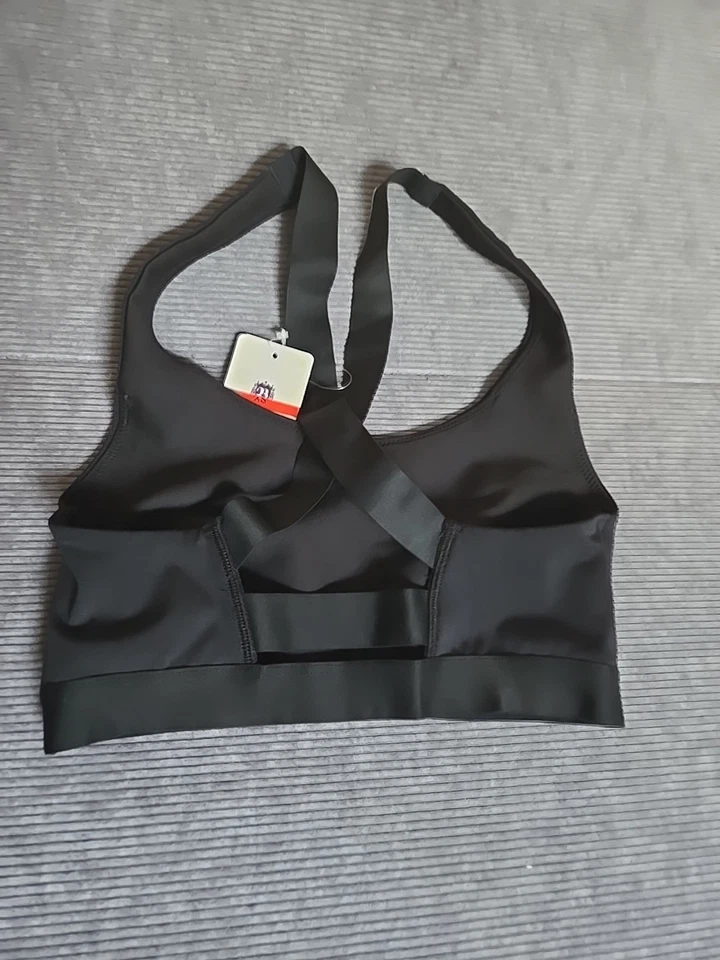 Sutiã esportivo B.tempt'd preto com alças costas cruzadas treino ioga colheita atlética XS - Imagem 4 de 4