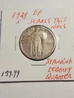 1924 S EF+++ SCARCE THIS NICE STANDING LIBERTY QUARTER RARE