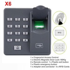 X6 Biometric Fingerprint Access Control System w/ Card Magnetic Lock 2 Remote